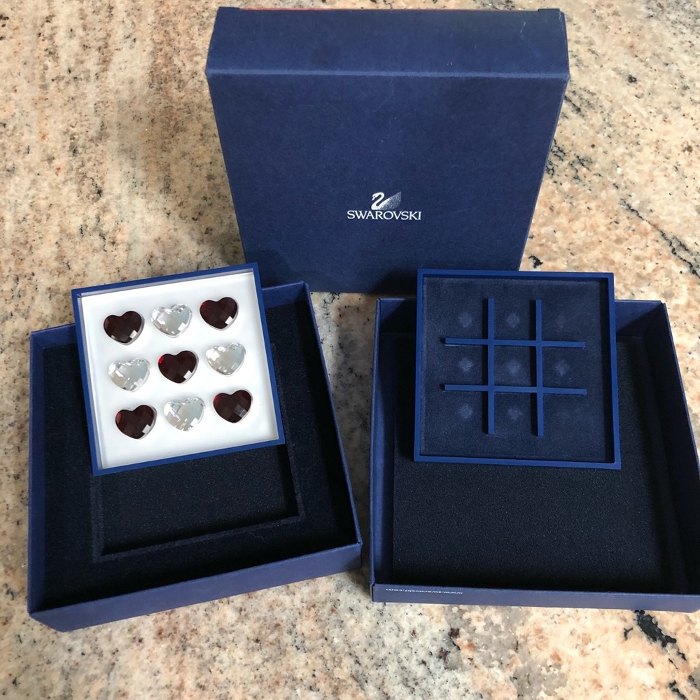 SWAROVSKI TRAVEL TIC TAC TOE SET